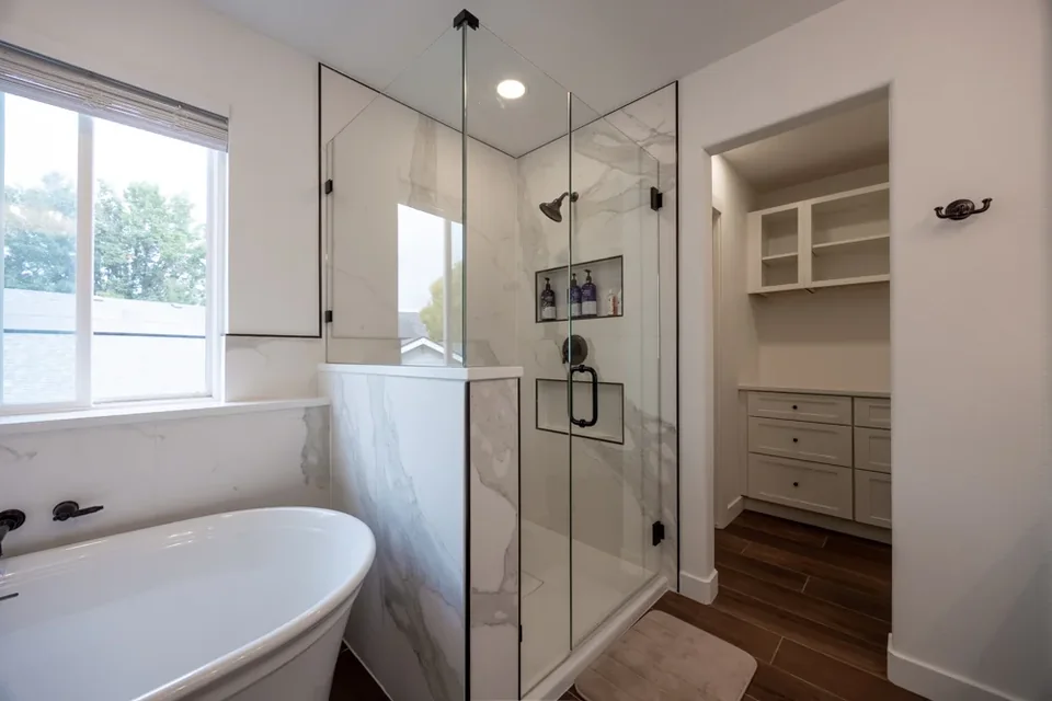 Two-Bathroom Transformation in Valley Stream by Prime Craft Renovation